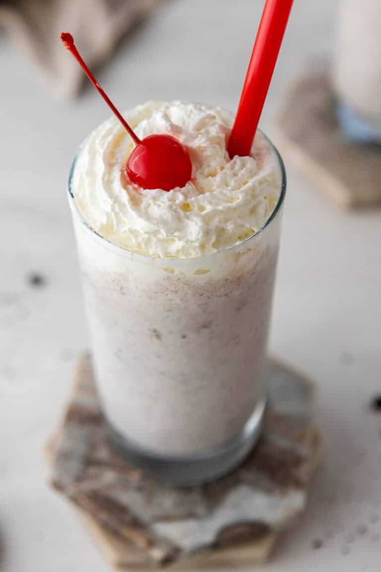 Chick Fil A Cookies and Cream Milkshake copycat recipe Lifestyle of a