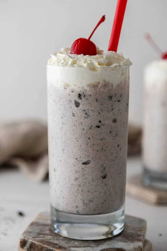 Chick fil a cookies and cream milkshake