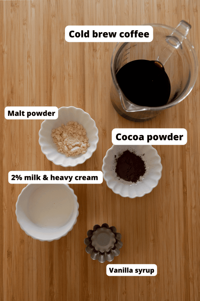 Starbucks chocolate cream cold brew ingredients