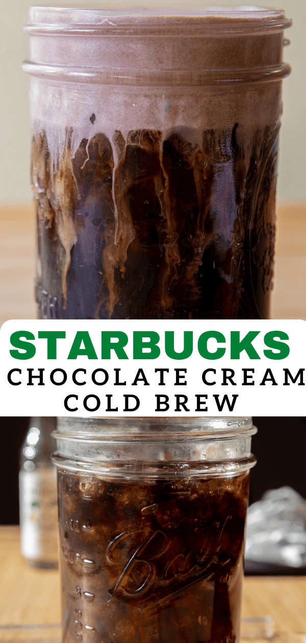 Starbucks Chocolate Cream Cold Brew Copycat Lifestyle of a Foodie