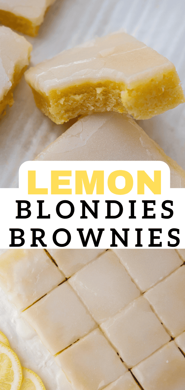 Lemon blondies - Lemon brownies 