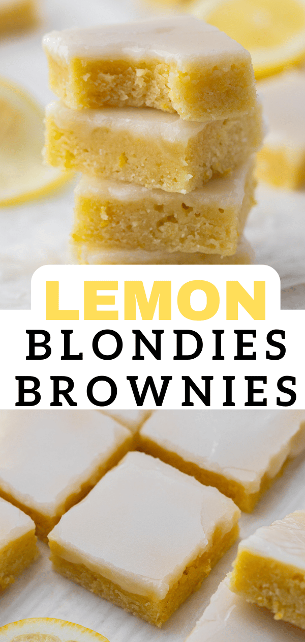 Lemon blondies - Lemon brownies 