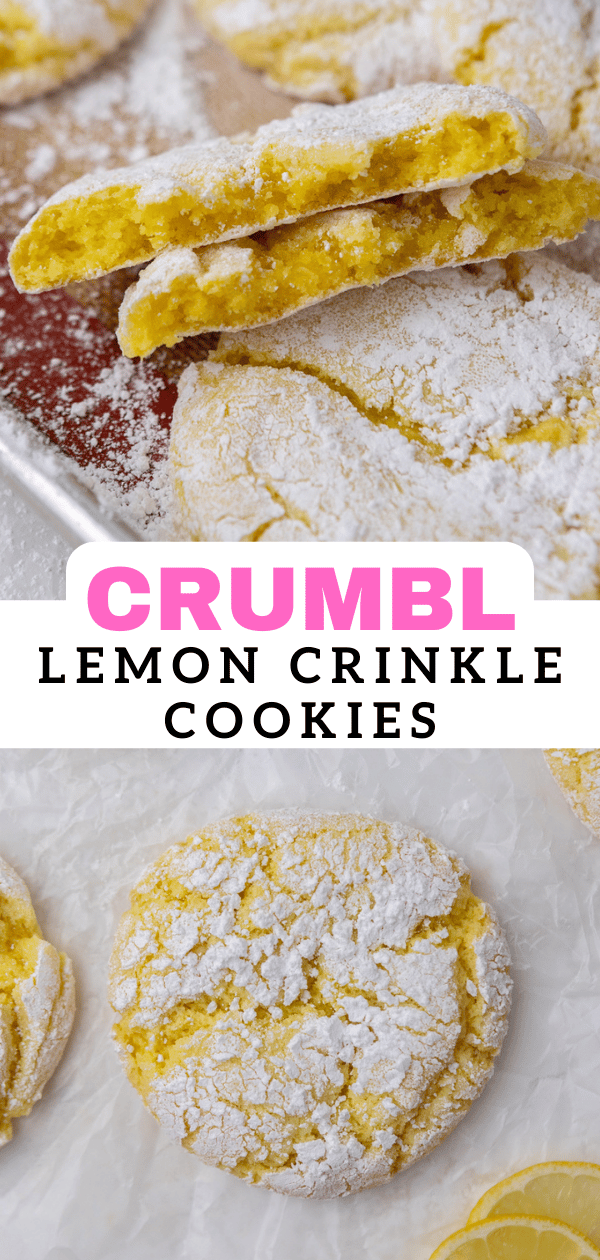 Crumbl lemon crinkle cookies 