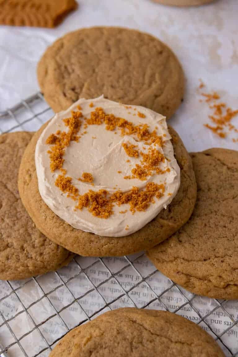 Chilled Crumbl Cookie butter Ice cream Cookies Lifestyle of a Foodie