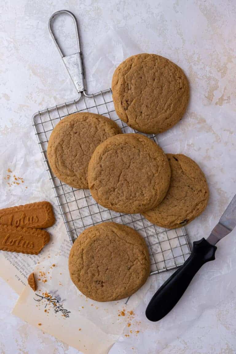 Chilled Crumbl Cookie butter Ice cream Cookies Lifestyle of a Foodie