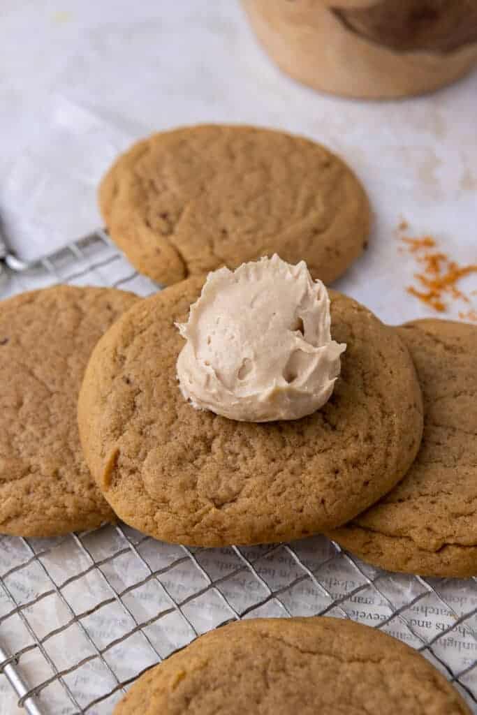 Chilled Crumbl Cookie butter Ice cream Cookies Lifestyle of a Foodie