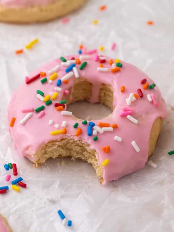 Crumbl pink donut cookies