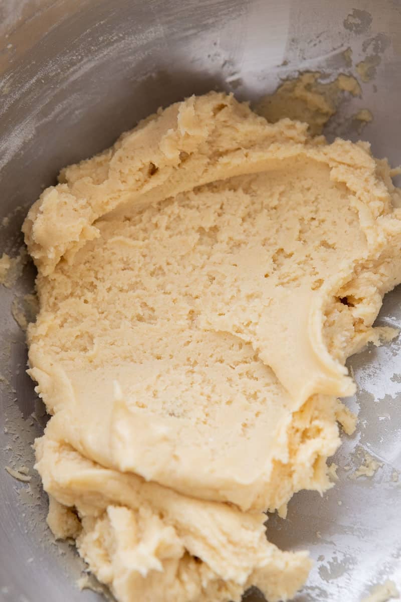 Buttery sugar cookie dough