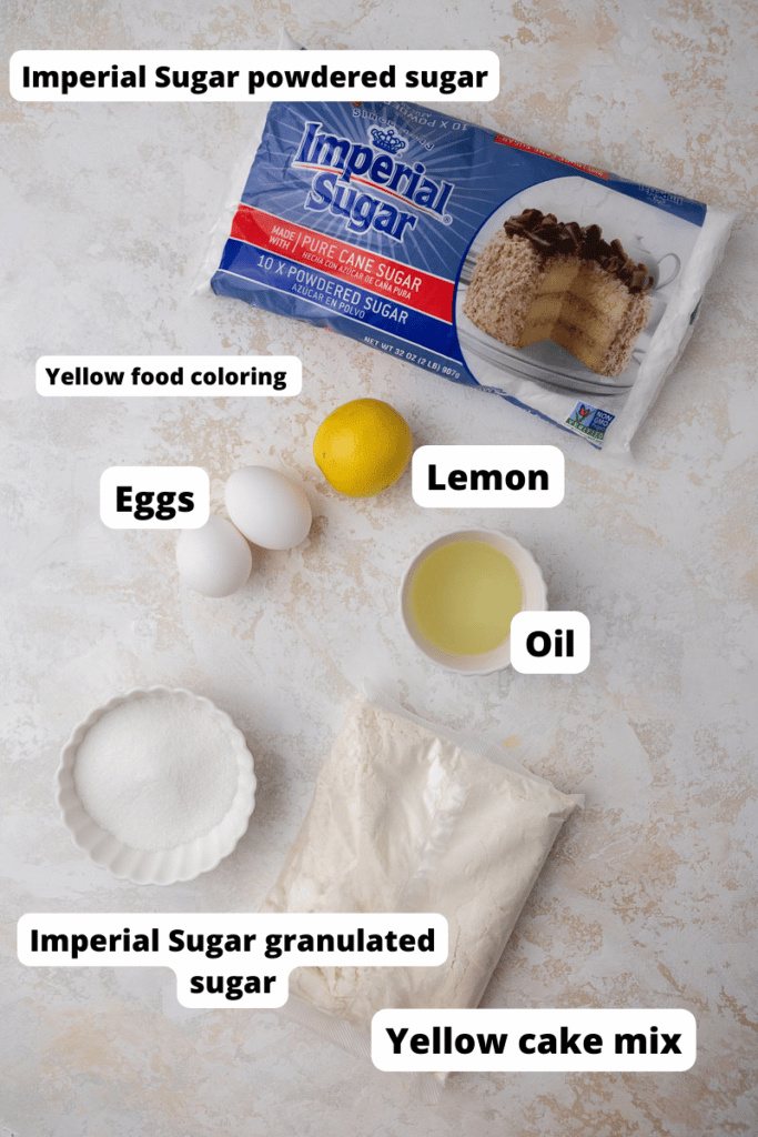 Crumbl lemon crinkle cookies ingredients