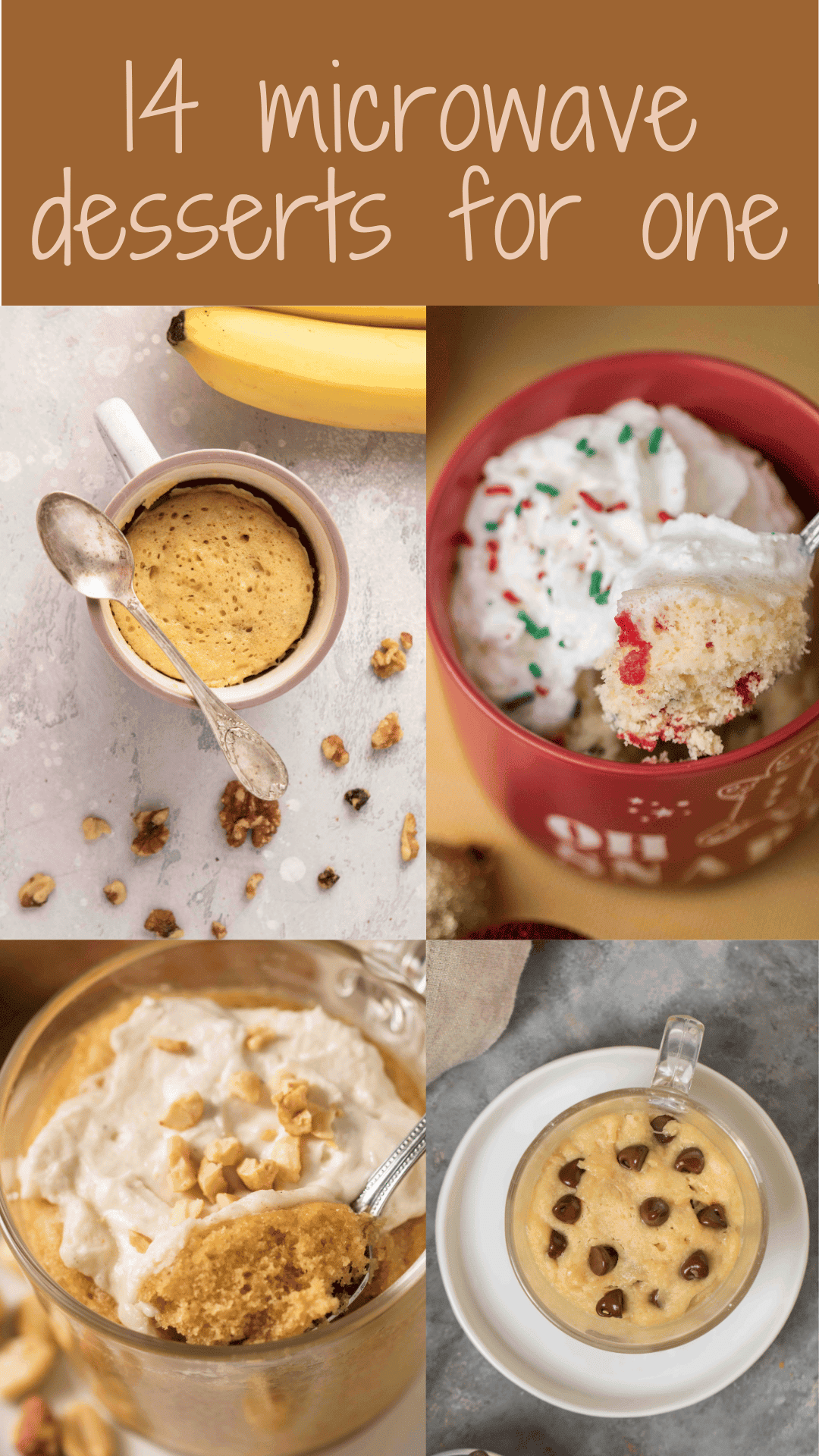 14 microwave desserts for one 