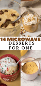 14 microwave desserts for one