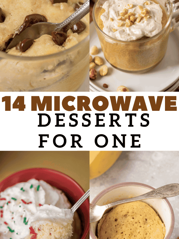 14 microwave desserts for one