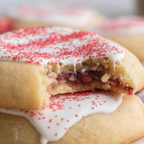 Strawberry pop tart cookies