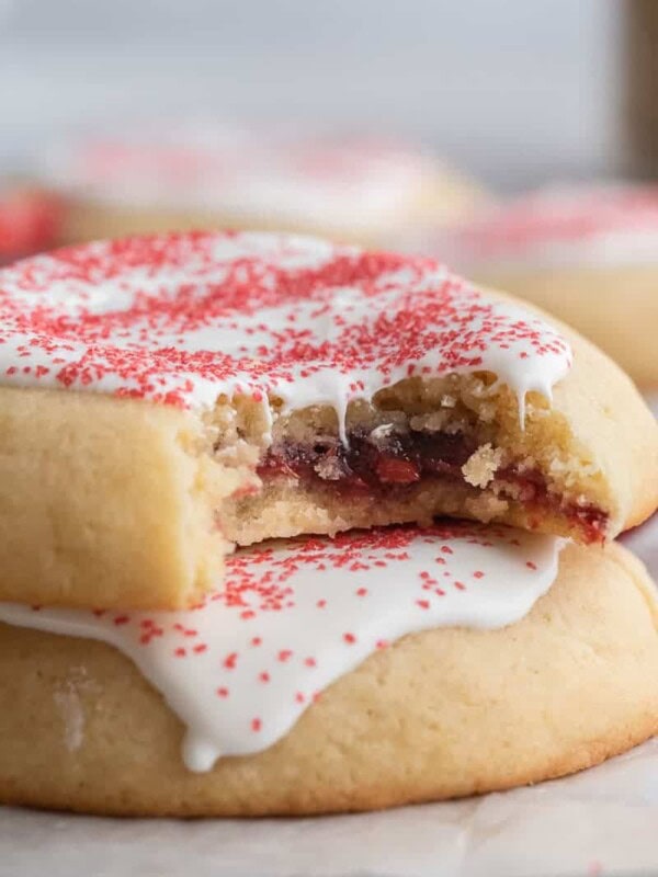 Strawberry pop tart cookies
