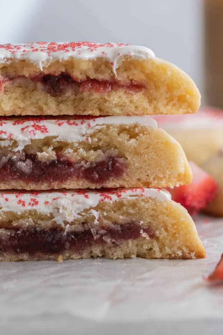 The Best Crumbl Strawberry Pop Tart Cookies Lifestyle of a Foodie