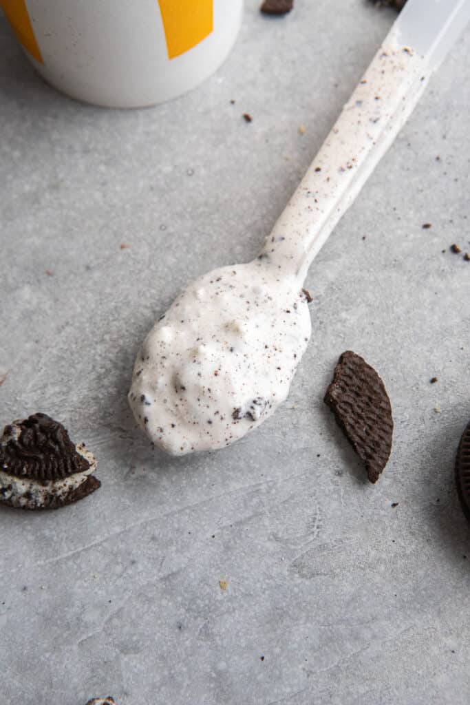 Spoonful of Oreo mflurry