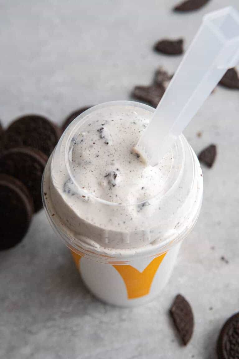 Single Serve Oreo Mcflurry McDonald's recipe Lifestyle of a Foodie