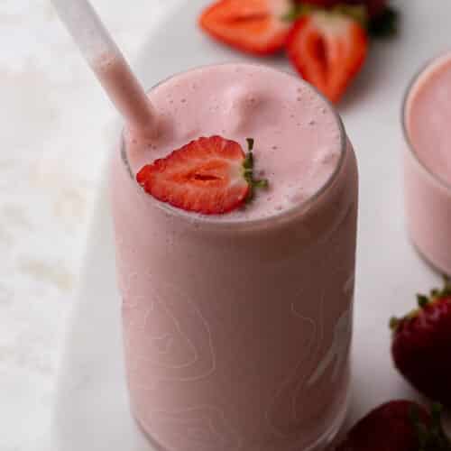 McDonald's strawberry banana smoothie