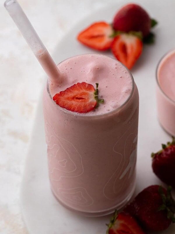 McDonald's strawberry banana smoothie