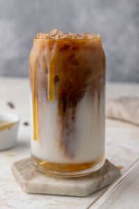 Starbucks caramel iced macchiato