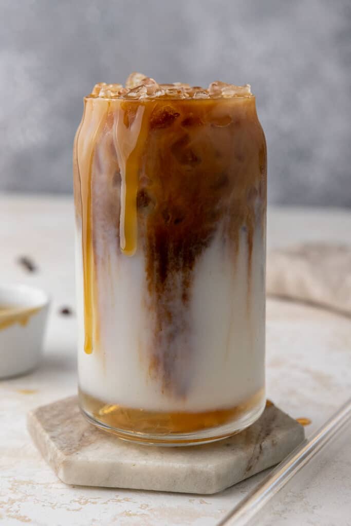 Starbucks Copycat Iced Caramel Macchiato – Citrus & Delicious