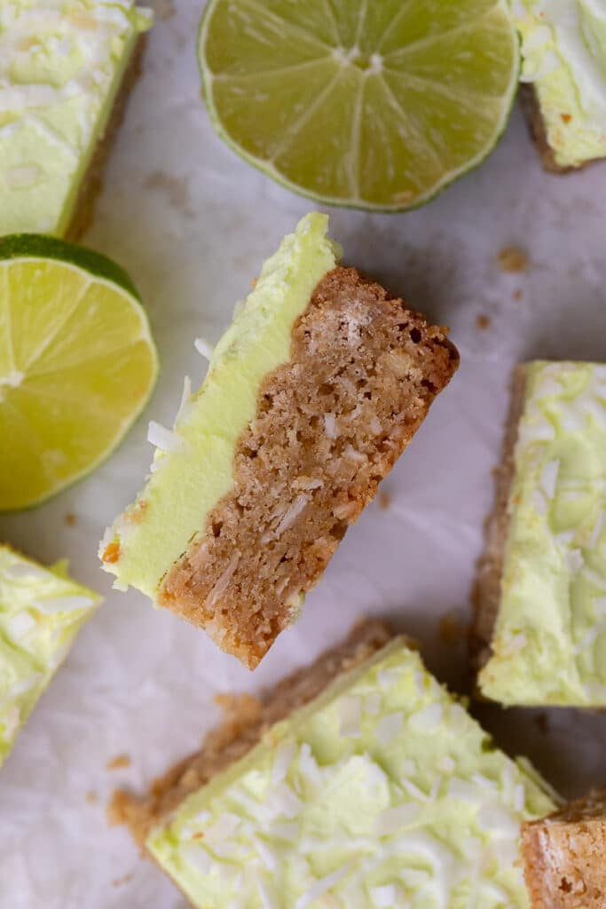 Starbucks lime frosted coconut bars