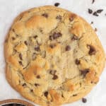 Chocolate chip cookie for one
