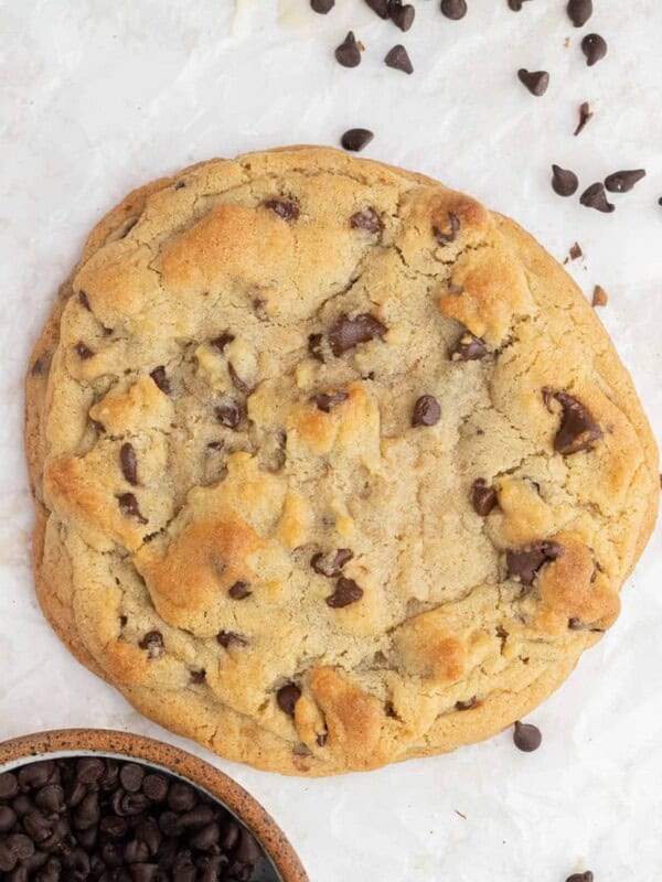 Chocolate chip cookie for one