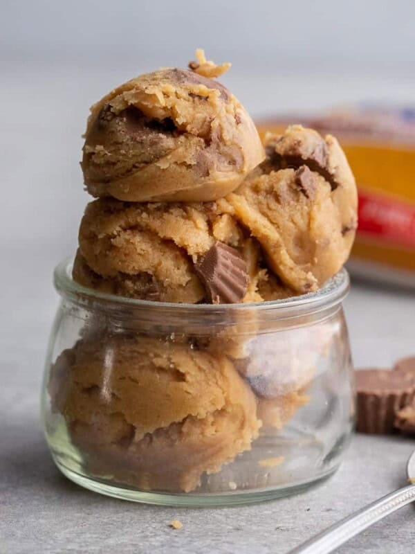 Edible peanut butter cookie dough