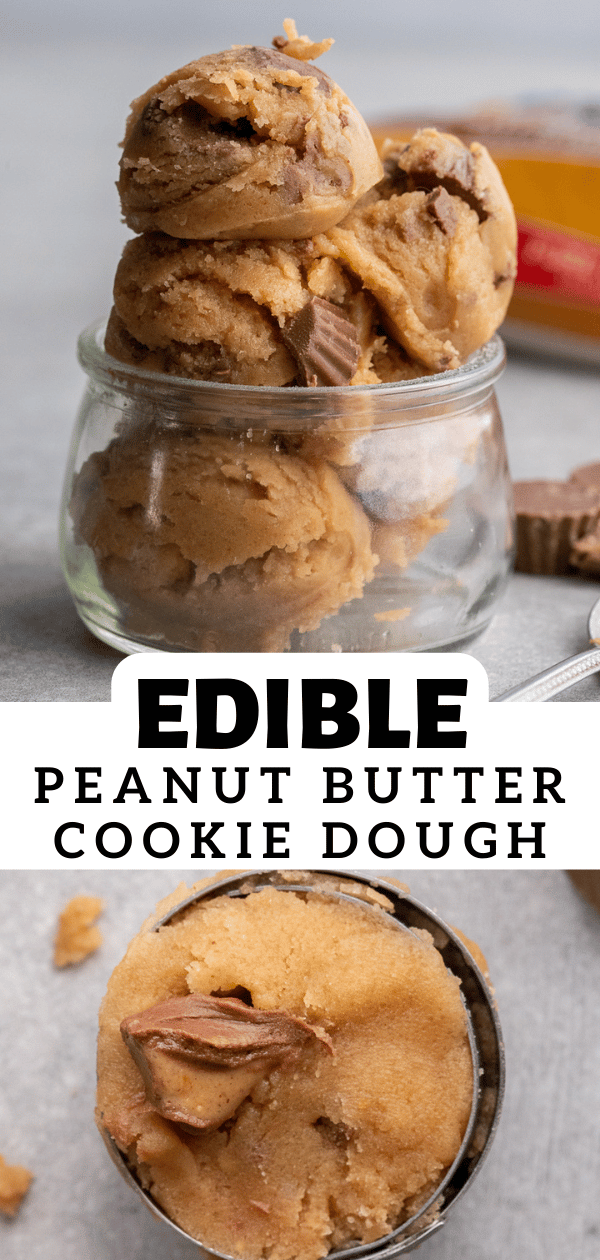 Edible peanut butter cookie dough
