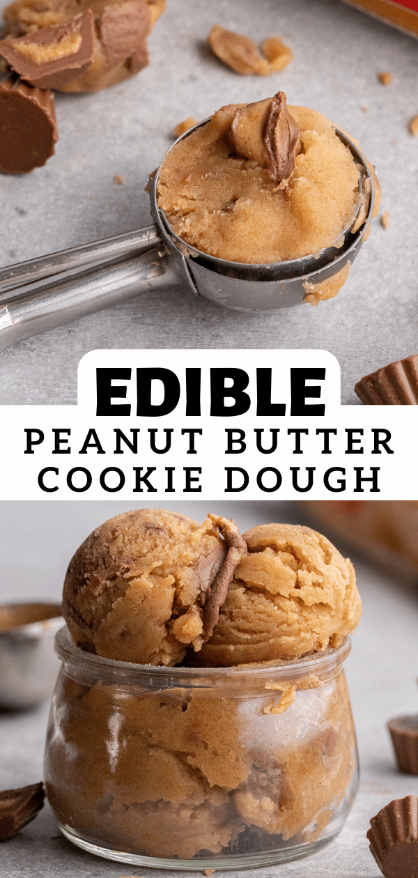 Edible peanut butter cookie dough