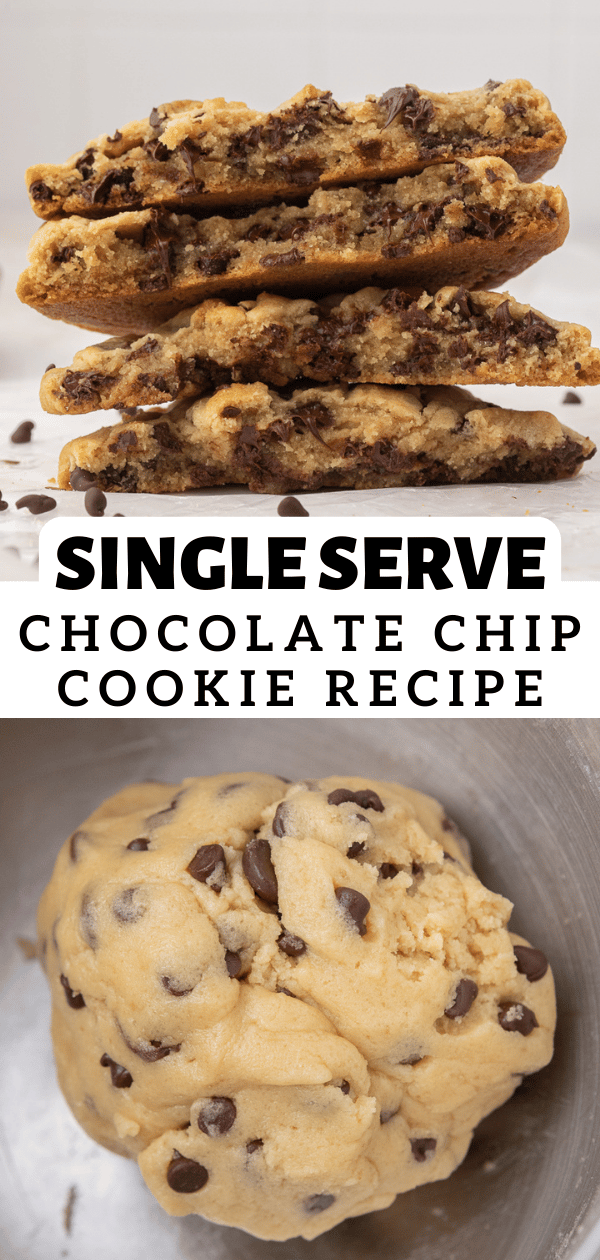 single serve chocolate chip cookies 