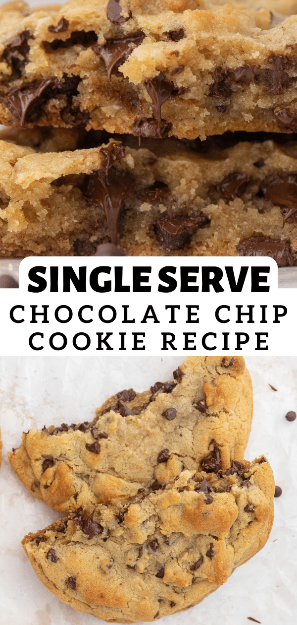 single serve chocolate chip cookies 