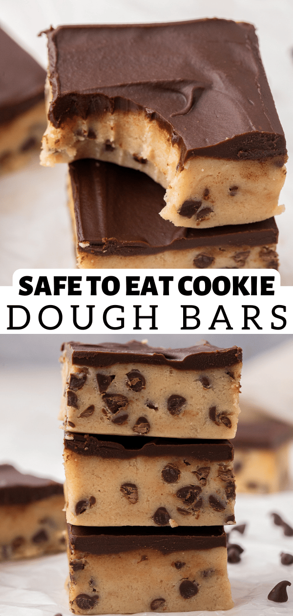 Chocolate chip cookie dough bars 