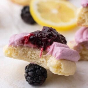 Lemon blackberry cookies