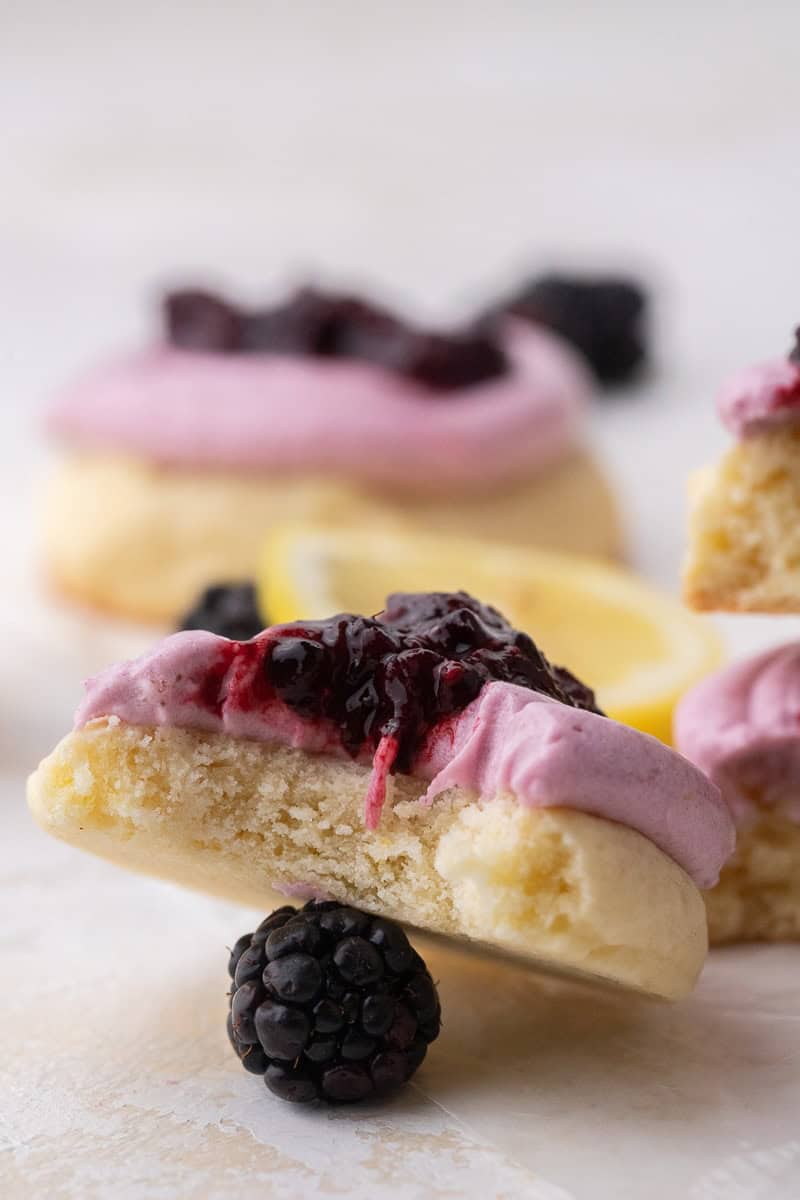 Lemon Blackberry cookies - Crumbl copycat recipe - Lifestyle of a Foodie