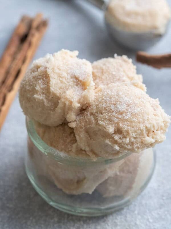 Edible snickerdoodle cookie dough