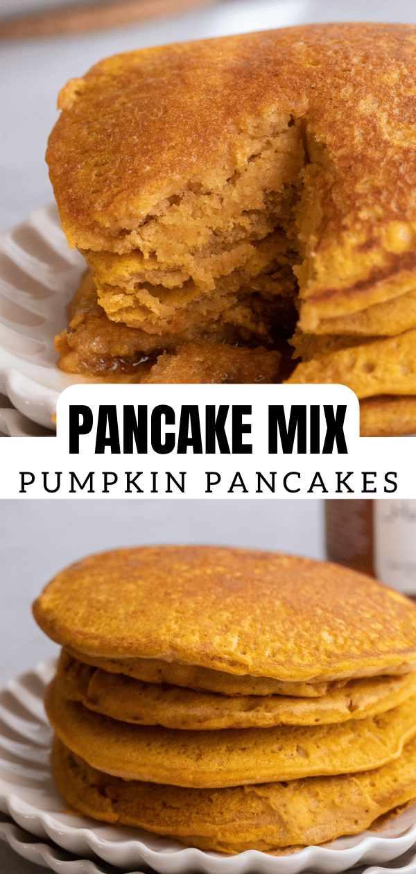 PUmpkin pancakes with pancake mix 