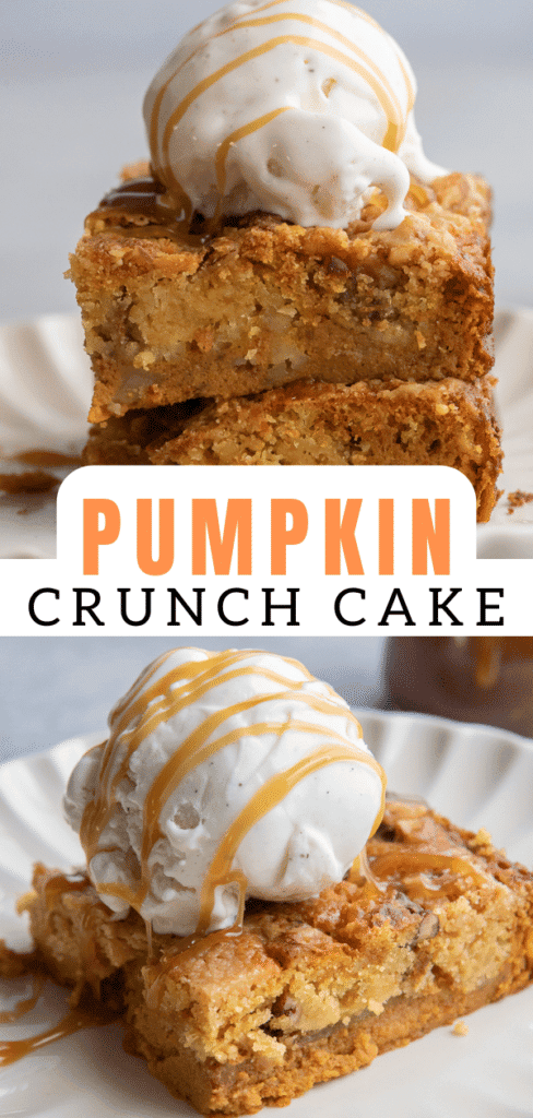 The Easiest Pumpkin Crunch Cake Recipe - Lifestyle of a Foodie