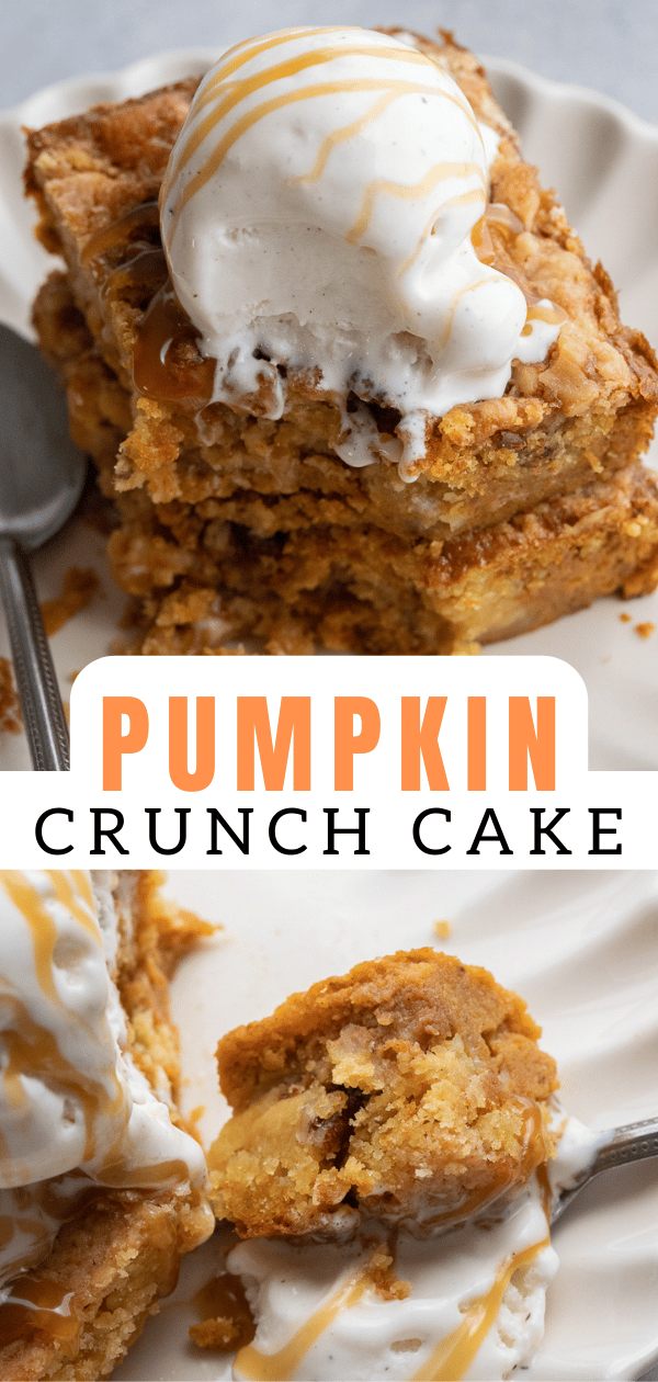 Pumpkin crunch cake 