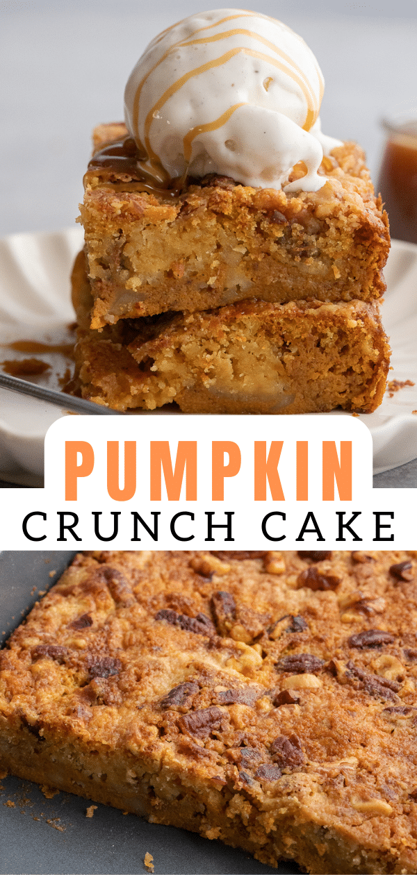 Pumpkin crunch cake 