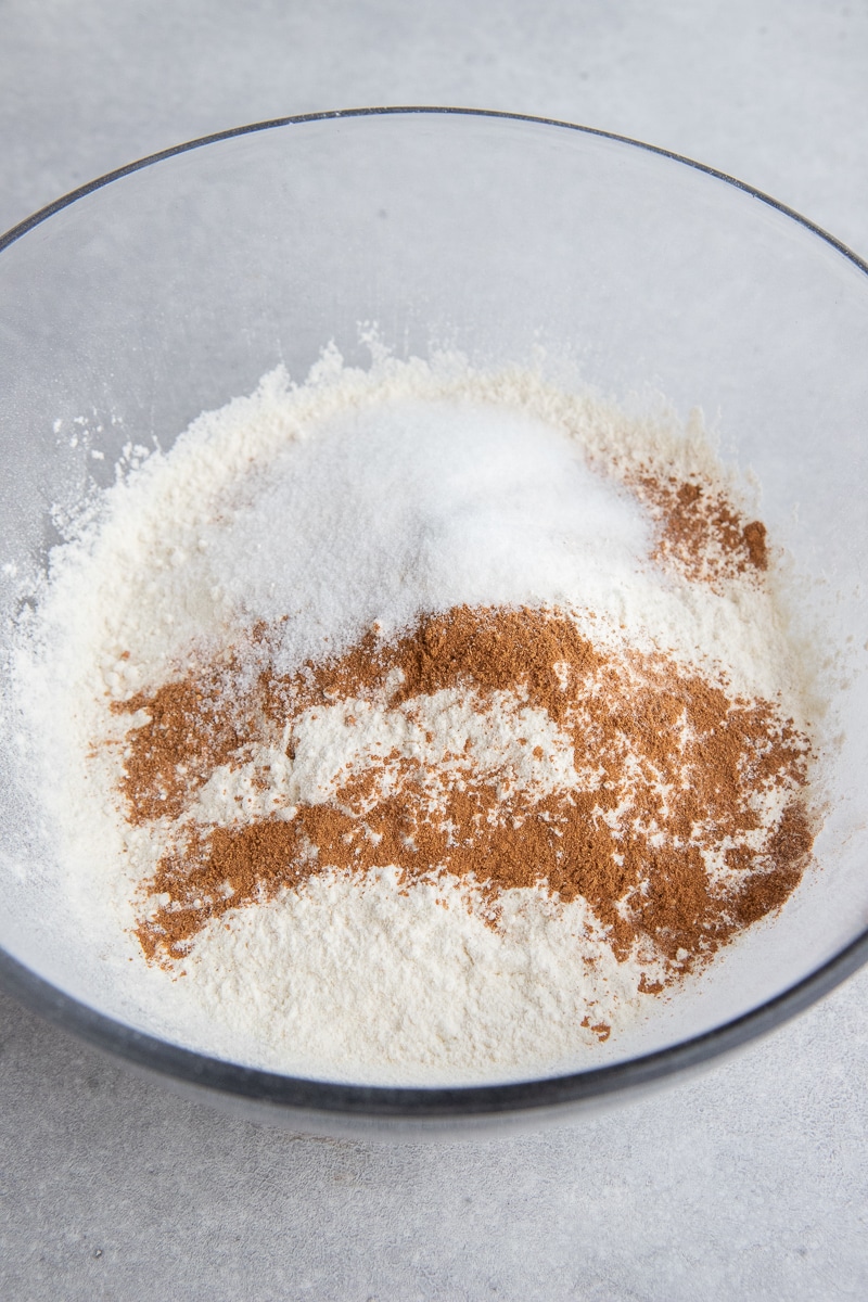 Dry mixture in a bowl