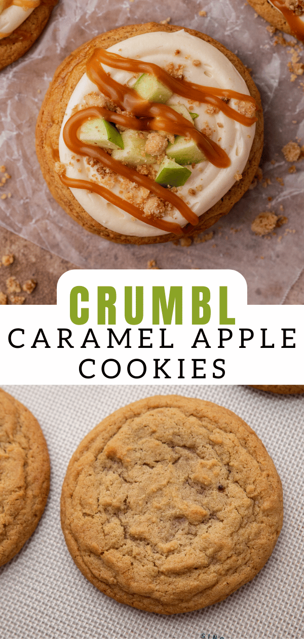 Caramel apple cookies 