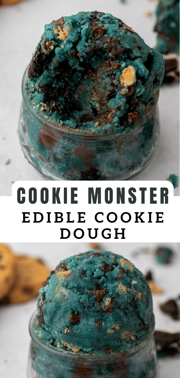 Cookie monster edible cookie dough 