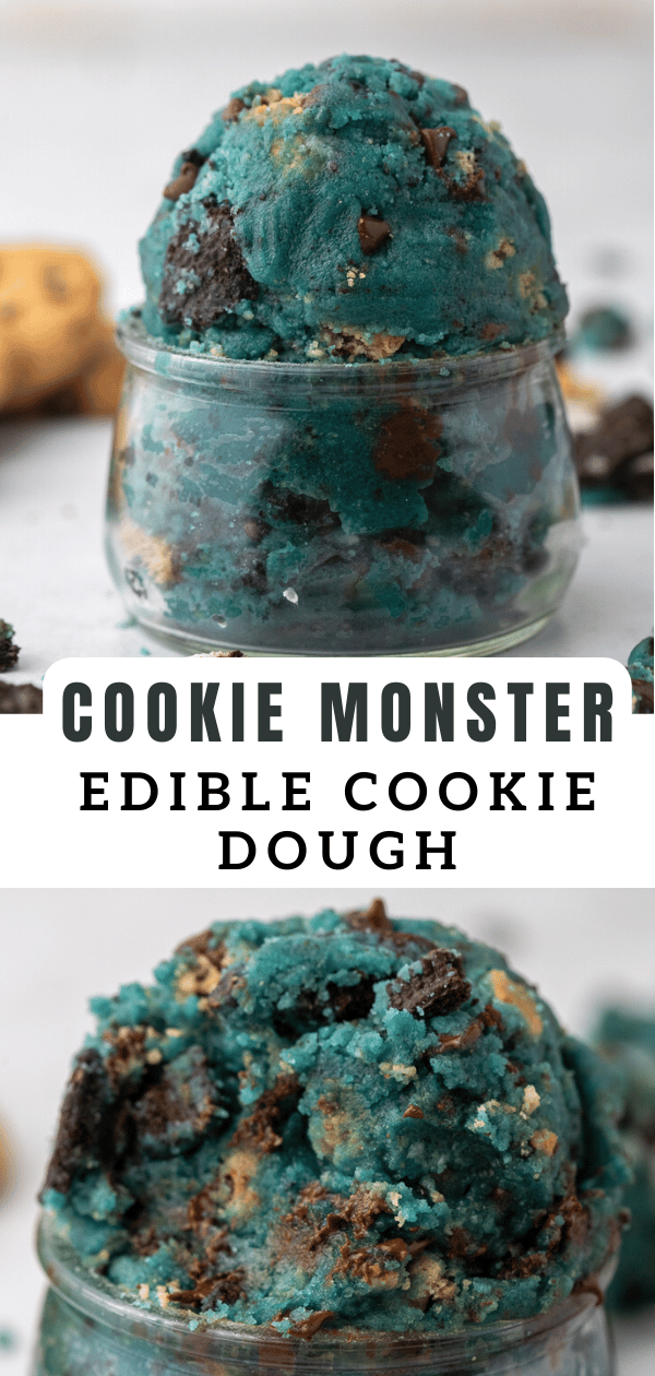 Cookie monster edible cookie dough 