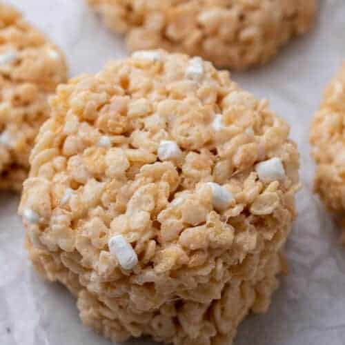 Crumbl Rice Krispies bar cookies