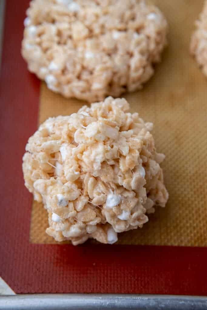 No Bake Crumbl Rice Krispies Bar Cookies Lifestyle of a Foodie