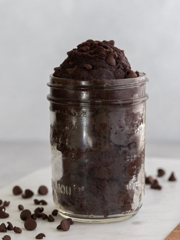 Edible brownie batter