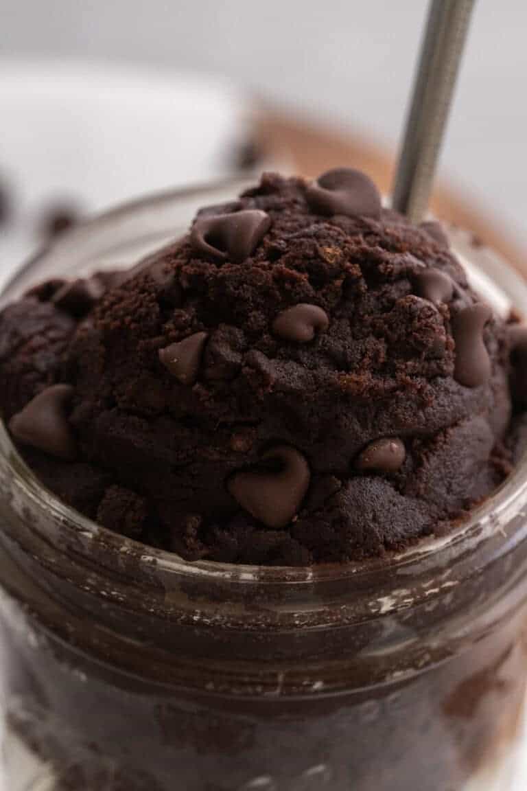 Delicious and Easy Edible Brownie Batter - Lifestyle of a Foodie