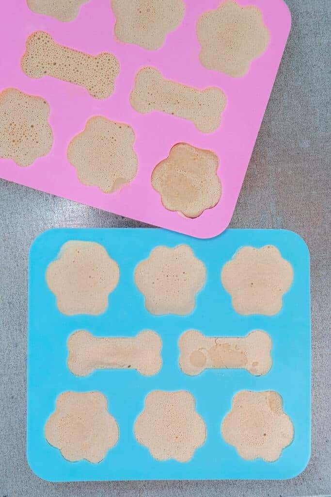 Image showcasing Frozen Peanut Butter Banana Dog Treat - Lifestyle of a Foodie
